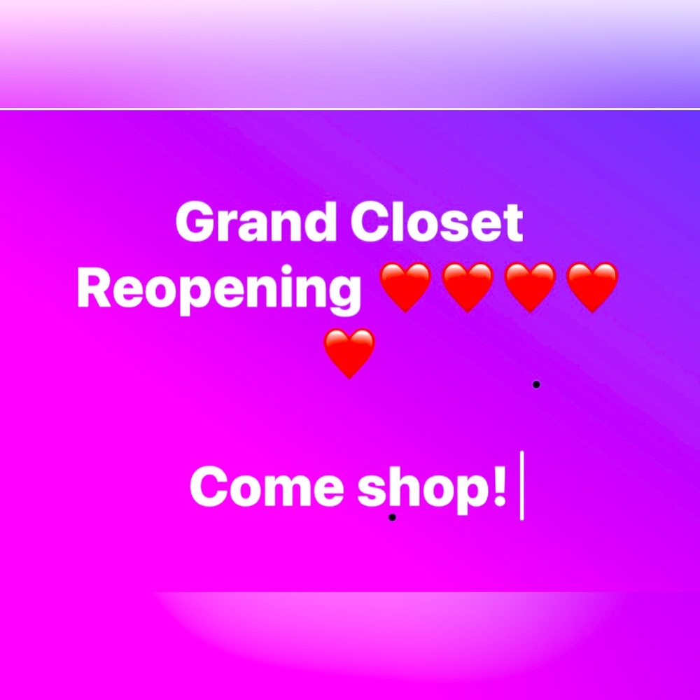 Closet back in business